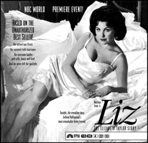 Liz: The Elizabeth Taylor Story Wood Print