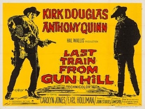 Last Train from Gun Hill Wooden Framed Poster