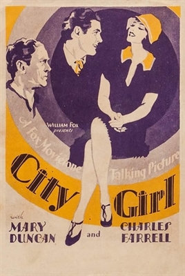 City Girl Wooden Framed Poster
