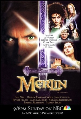 Merlin Wooden Framed Poster