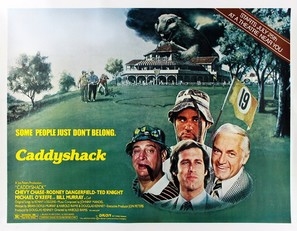 Caddyshack Poster with Hanger