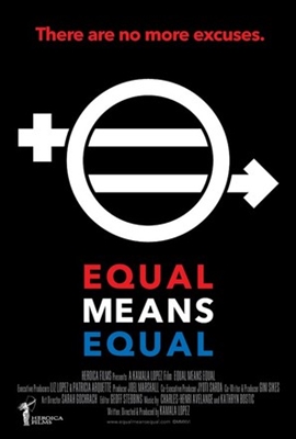 Equal Means Equal  Poster with Hanger