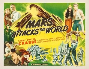 Mars Attacks the World Poster with Hanger