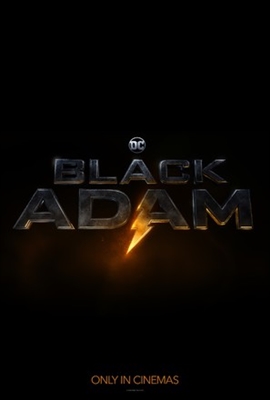 Black Adam Poster with Hanger