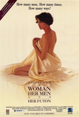 A Woman, Her Men, and Her Futon Wooden Framed Poster