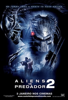 AVPR: Aliens vs Predator - Requiem Wooden Framed Poster