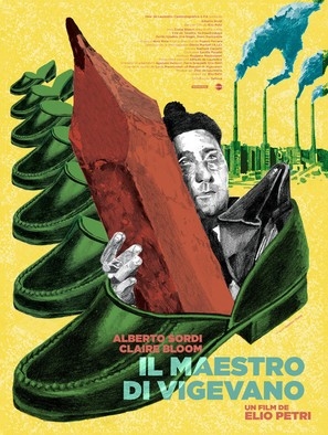 Il maestro di Vigevano Metal Framed Poster