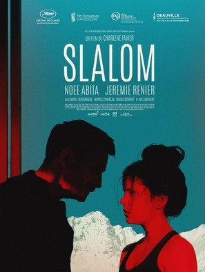 Slalom Metal Framed Poster