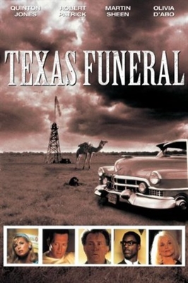 A Texas Funeral Wooden Framed Poster