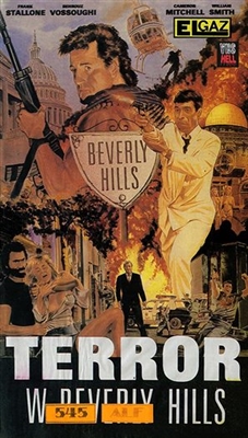 Terror in Beverly Hills Poster with Hanger