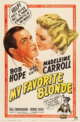 My Favorite Blonde Canvas Poster