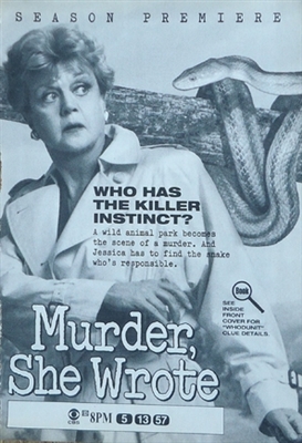Murder, She Wrote Metal Framed Poster