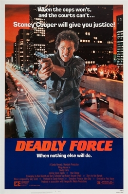 Deadly Force Canvas Poster