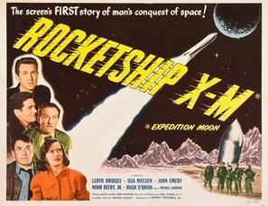 Rocketship X-M Wooden Framed Poster