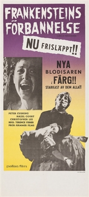 The Curse of Frankenstein Metal Framed Poster