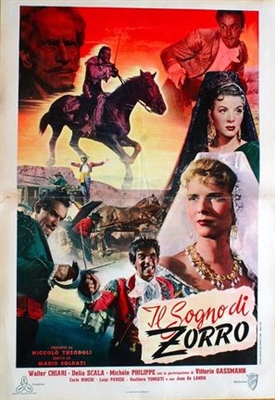 Il sogno di Zorro Canvas Poster