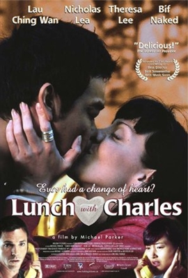 Lunch with Charles Wooden Framed Poster