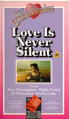 Love Is Never Silent Poster with Hanger