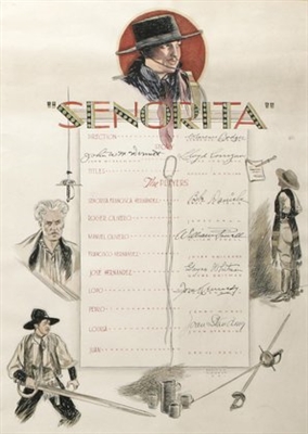 Señorita Poster with Hanger