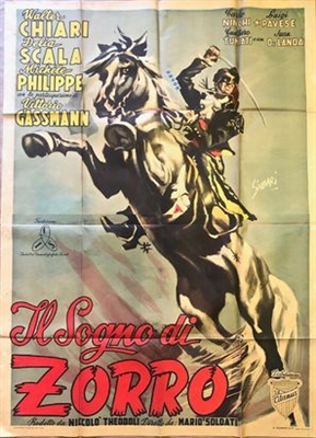 Il sogno di Zorro Wooden Framed Poster