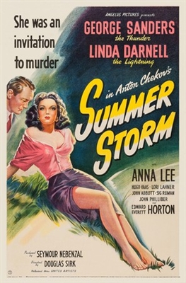 Summer Storm Metal Framed Poster