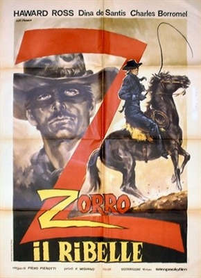 Zorro il ribelle Metal Framed Poster