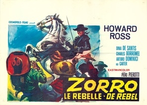 Zorro il ribelle Wooden Framed Poster