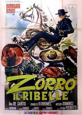 Zorro il ribelle Wooden Framed Poster