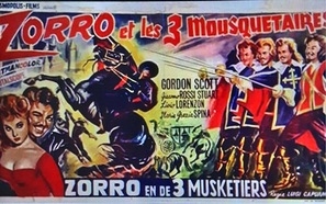 Zorro e i tre moschiettieri Wood Print