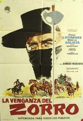 La venganza del Zorro Canvas Poster
