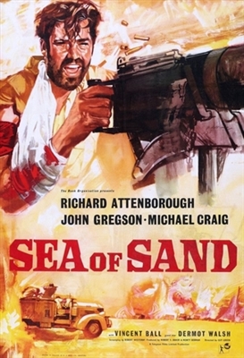 Sea of Sand Wooden Framed Poster