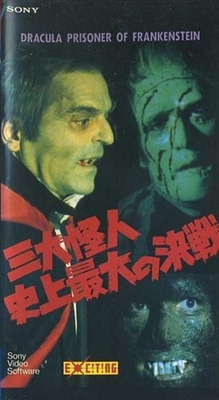 Drácula contra Frankenstein Metal Framed Poster
