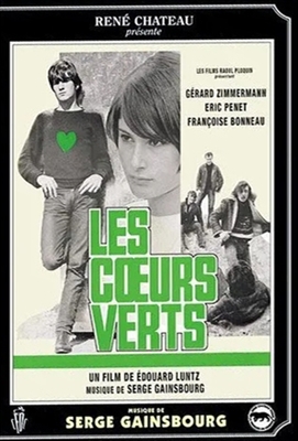 Les coeurs verts Poster with Hanger
