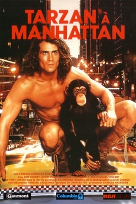 Tarzan in Manhattan Canvas Poster
