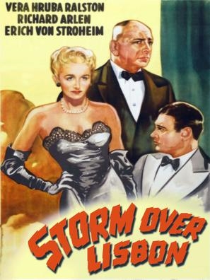 Storm Over Lisbon Canvas Poster