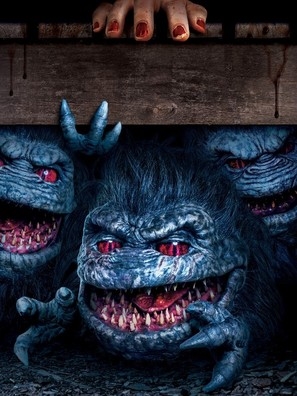 Critters Attack! Wooden Framed Poster