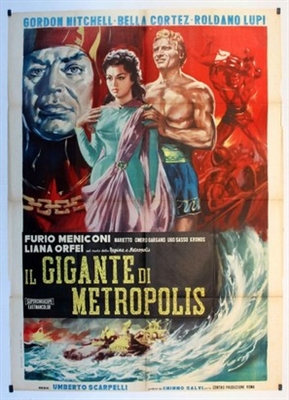 Il gigante di Metropolis Wooden Framed Poster