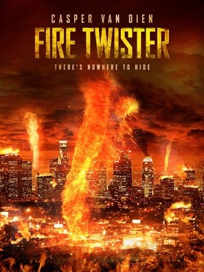 Fire Twister Wooden Framed Poster