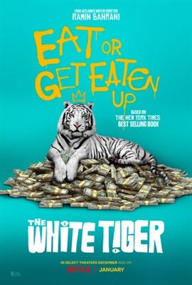 The White Tiger Metal Framed Poster