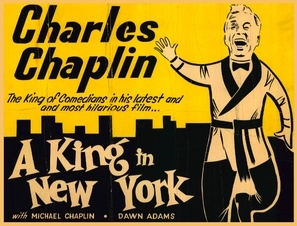 A King in New York Canvas Poster