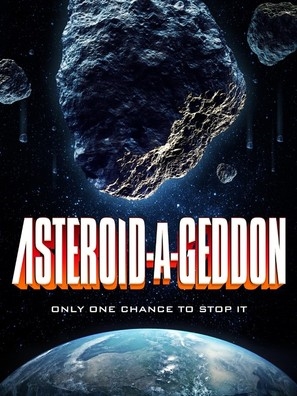 Asteroid-a-Geddon Wooden Framed Poster