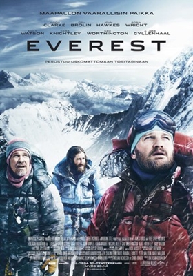 Everest Wooden Framed Poster