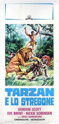 Tarzan's Fight for Li... Metal Framed Poster
