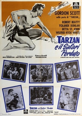 Tarzan and the Lost Safari Canvas Poster