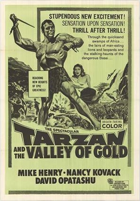 Tarzan and the Valley of Gold Wood Print