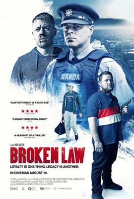 Broken Law Poster with Hanger