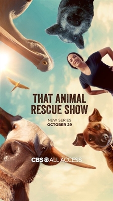 &quot;That Animal Rescue Show&quot; Wooden Framed Poster