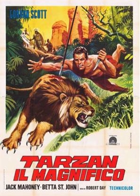 Tarzan the Magnificent Wooden Framed Poster