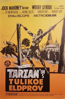Tarzan's Three Challe... Wooden Framed Poster