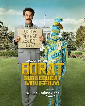 Borat Subsequent Moviefilm: Delivery of Prodigious Bribe to American Regime for Make Benefit Once Glorious Nation of Kazakhstan Stickers 1735200